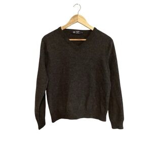 J.Crew Merino Wool VNeck Sweater XL‎ Dark Gray